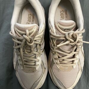 ASICS Women's Beige and Cream Sneakers